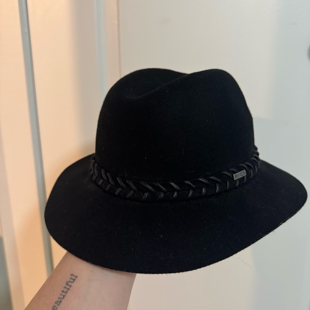 RVCA Black Wool Fedora